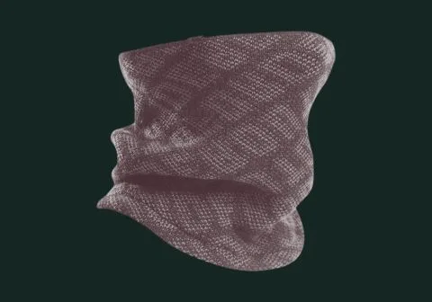 Knitted neck gaiter balaclavas