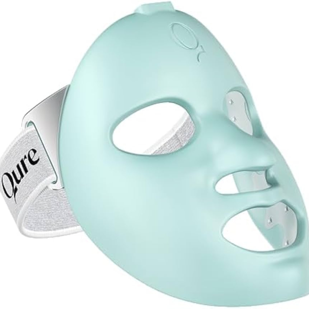 Futuristic digital mask with built-in technology and sleek design for urban and techwear fashion.