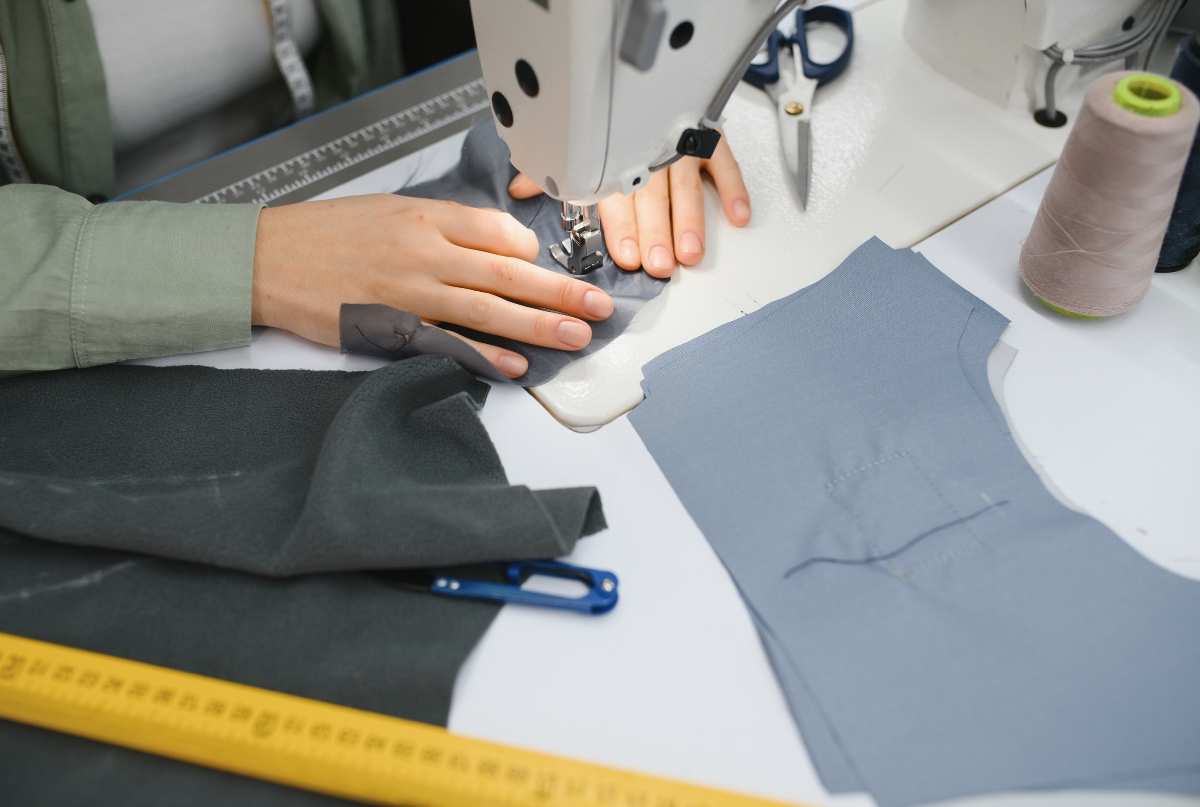 Manufacturing facility producing balaclavas located nearby.