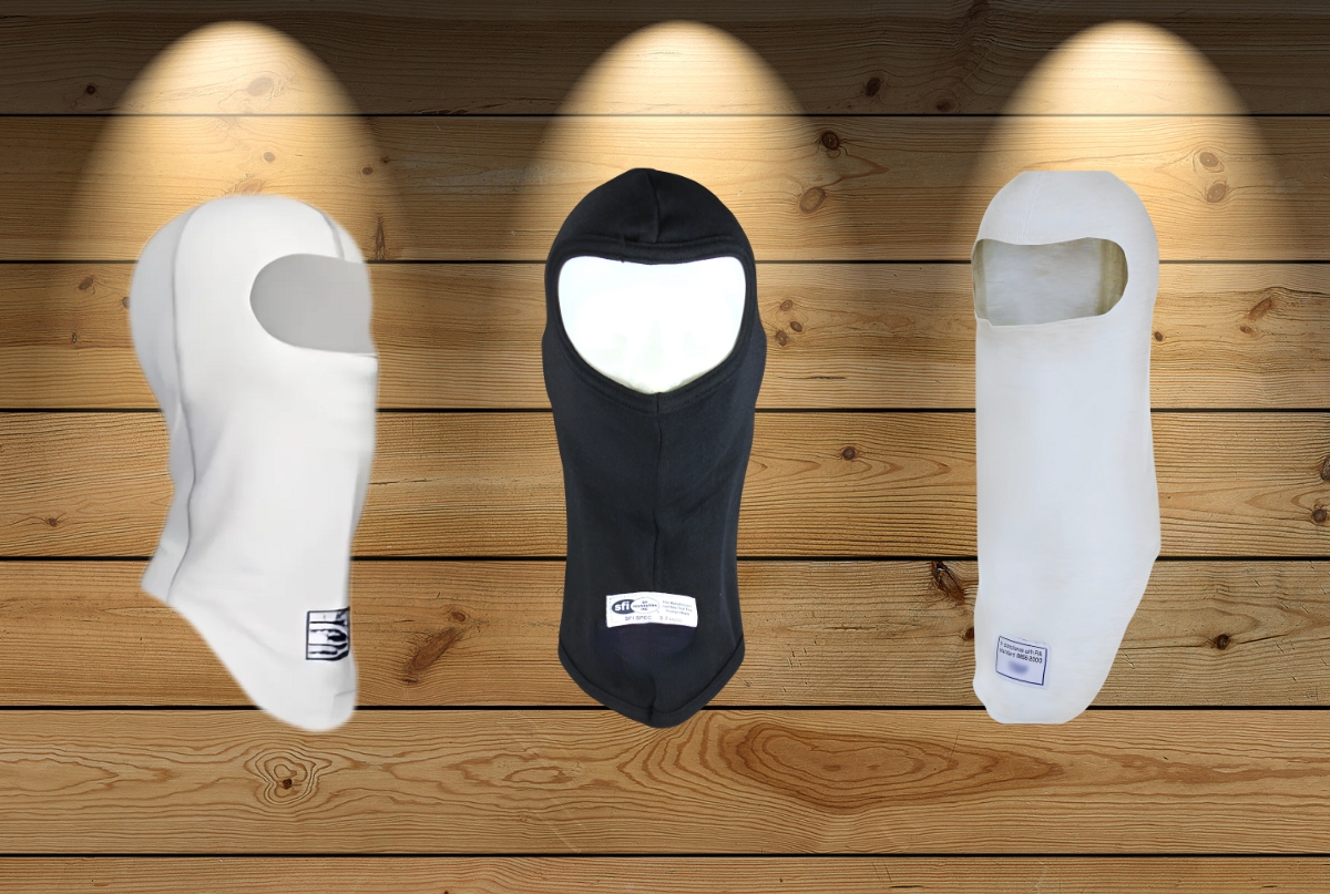 "White label balaclava manufacturing process showing customizable headgear production for brands."