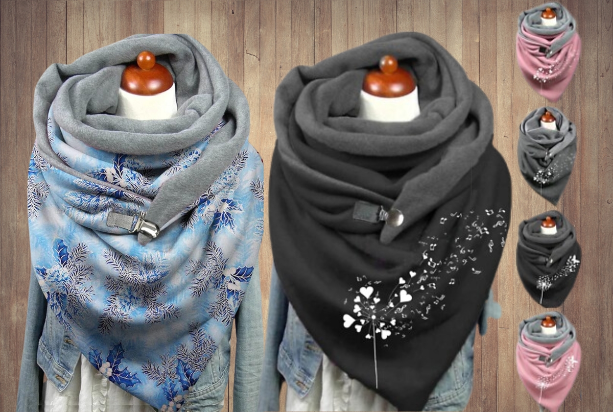 A collection of stylish casual scarves in various colors and fabrics, perfect for everyday wear.