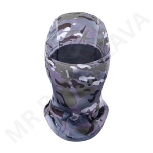 Camouflage balaclava with full-face hood and eye opening