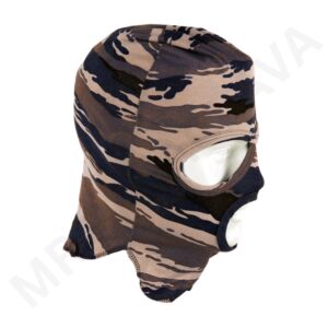 Camouflage 3-hole sublimated balaclava with eye and mouth openings