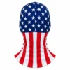 Cagoule sublimée drapeau américain – montage deux panneaux – Image 4 sur 4
