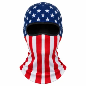Custom American Flag Sublimated Balaclava – Two-Panel Build