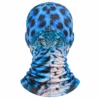 Cagoule sublimée léopard bleu – visière en filet – Image 4 sur 4