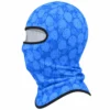Custom Blue Pattern Sublimated Balaclava – Mesh Eye – Image 3 of 4