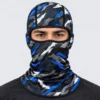 Pasamontañas sublimado de camuflaje tech azul – multiusos – Imagen 2 de 4