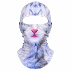 Pasamontañas sublimado con cara de gato – abertura ancha