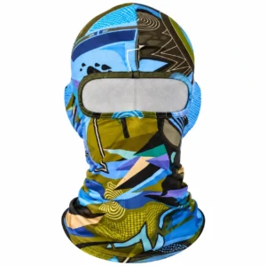 Custom Abstract Sublimated Balaclava – Colourful Moto Print