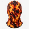 Cagoule imprimée flammes – tissu stretch respirant – Image 4 sur 4