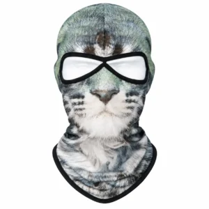 Custom Tabby Cat Sublimated Balaclava – Goggle Eye