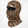Sturmhaube mit Leopardendruck – weicher Stretchjersey – Bild 3 von 4