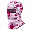 Cagoule sublimée camouflage magenta – visière en filet – Image 3 sur 4