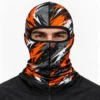 Pasamontañas deportivo estampado – rayos naranja – Imagen 2 de 4