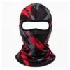 Custom Red & Black Printed Balaclava – Grunge Design – Image 1 of 4