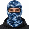 Cagoule imprimée flocons de neige – microfibre d’hiver – Image 2 sur 4