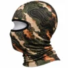 Custom Topographic Camo Balaclava – Polyester-Spandex Blend – Image 3 of 4