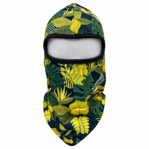 Custom Tropical Leaf Sublimated Balaclava – Mesh Eye