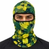 Custom Tropical Leaf Sublimated Balaclava – Mesh Eye – Image 2 of 4