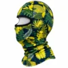 Custom Tropical Leaf Sublimated Balaclava – Mesh Eye – Image 3 of 4