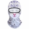 Cagoule sublimée chat blanc – enfants et mode – Image 1 sur 4