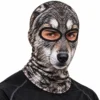 Custom Wolf Face Sublimated Balaclava – Seamless Front – Image 2 of 4