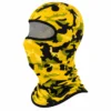 Custom Yellow Camo Sublimated Balaclava – Mesh Eye – Image 3 of 4