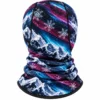 Aurora Galaxy Snowflake Ski Balaclava – No Front Seam, Soft Eye Binding – Image 4 of 4