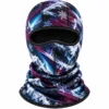 Aurora Galaxy Snowflake Ski Balaclava – No Front Seam, Soft Eye Binding – Image 1 of 4