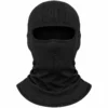 Cagoule moto noire – coupe à panneaux, trois façons de la porter – Image 1 sur 4