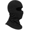 Cagoule moto noire – coupe à panneaux, trois façons de la porter – Image 3 sur 4