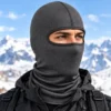 Motorrad-Sturmhaube aus perforiertem Mesh in Grau – schnell trocknend – Bild 2 von 4