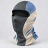 Cagoule d’été bleu et beige – trous d’aération latéraux – Image 3 sur 4