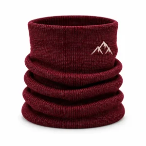 Tour de cou en mérinos personnalisé – couche outdoor douce