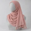 Chiffon Hijab with Tassels – Image 2 of 3
