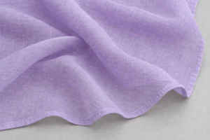 Voile de algodón lavanda drapeado holgadamente