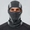 Dark Grey Stretch Balaclava – Mesh Side Panels, Perforated Mouth – Image 2 of 4