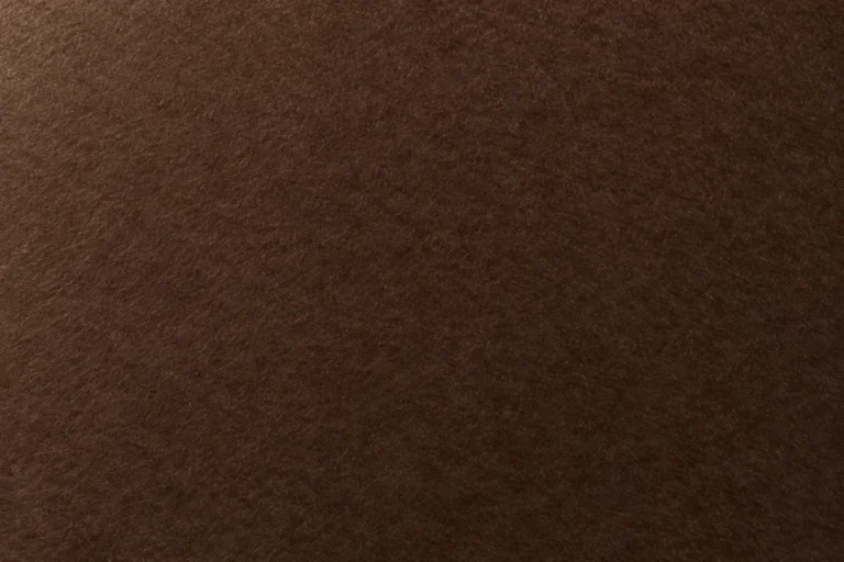 Fur Felt (Hat Body): close-up of chocolate-brown fur felt with a silky nap