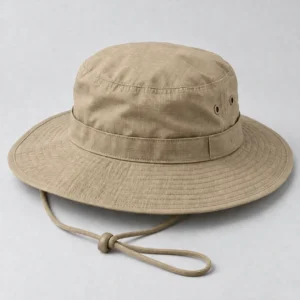 Chapeau boonie personnalisé avec logo – Ripstop de coton, jugulaire