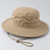 Custom Logo Boonie Hat – Cotton Ripstop, Chin Cord – Image 2 of 3