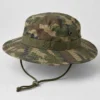 Camouflage-Boonie-Hat mit Logo – Ripstop, Kinnband – Bild 1 von 3