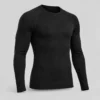 Merino-Funktionsshirt mit Logo – Rundhals, langarm – Bild 1 von 3