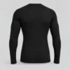 Merino-Funktionsshirt mit Logo – Rundhals, langarm – Bild 2 von 3