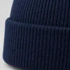 Custom Embroidered Logo Beanie – Fine Rib Knit – Image 3 of 3