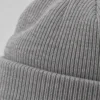 Bonnet en laine mérinos personnalisé – Côtes fines et douces, à revers – Image 3 sur 3