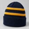 Custom Striped Beanie – Team Colours, Cuffed – Image 1 of 3
