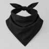 Bandana uni en coton – Image 2 sur 3
