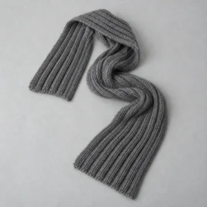 Chunky Rib Knit Scarf