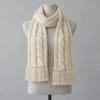 Zopfstrickschal – Bild 2 von 3